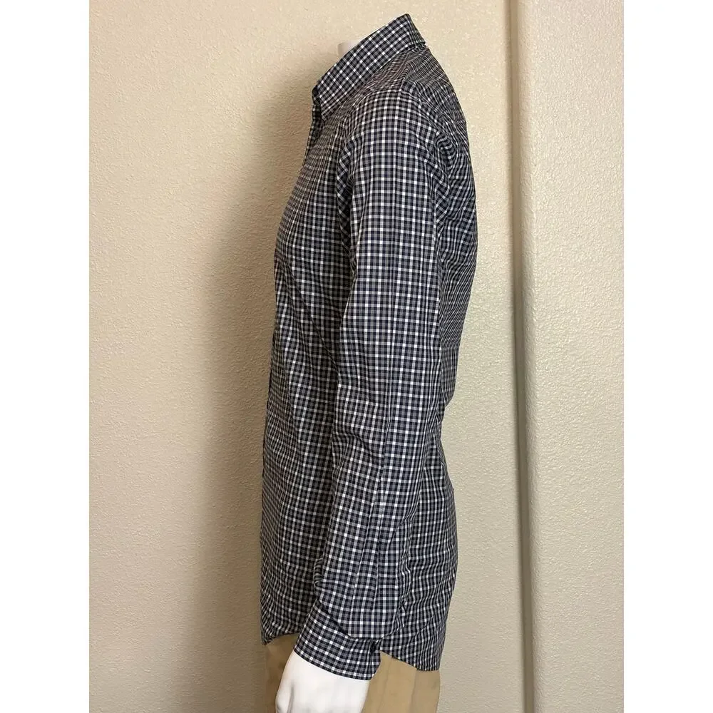 Gucci Authentic 2015 Frida Giannini Plaid Long Sleeves Button-Up Shirt 15/38